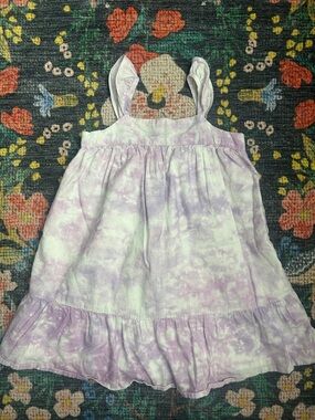 Gap Purple Tie Dye Ruffle Sundress, Size 3T